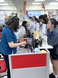 簽證通辦證現場