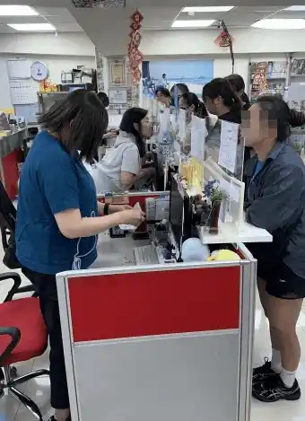 簽證通現場辦理情況